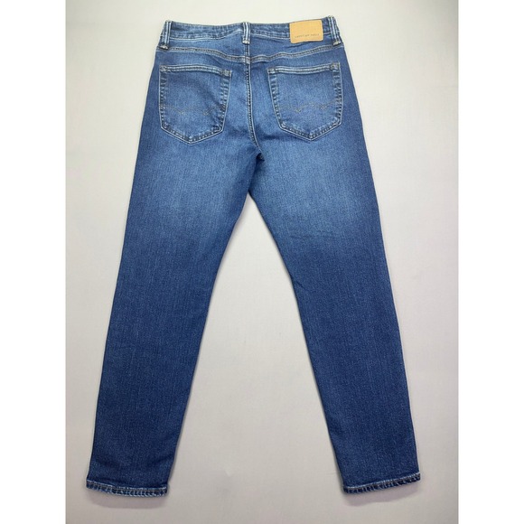 American Eagle Athletic Fit Jeans Dark Wash Denim Comfort Stretch Sz 29 Fits 29" - Picture 8 of 9